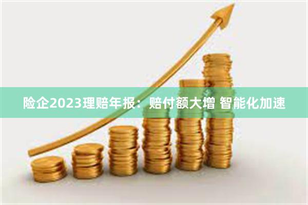 险企2023理赔年报：赔付额大增 智能化加速